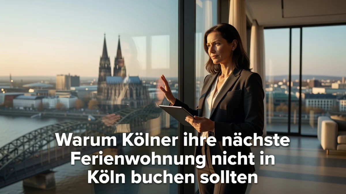 Warum Kölner ihre nächste Ferienwohnung nicht in Köln buchen sollten